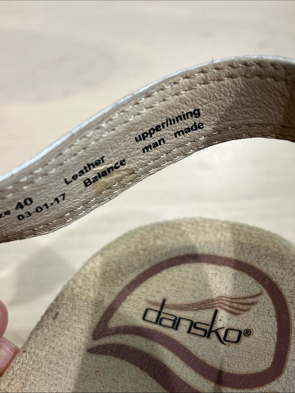 Great condition Dansko Season White sandal - EUR 40 - Picture 3 of 14